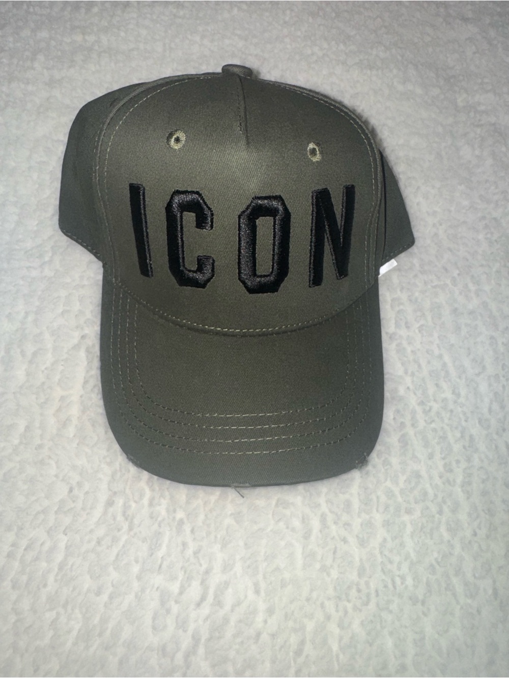 🛍️ ICON Embroidered Baseball Cap - Olive Green fashion cap